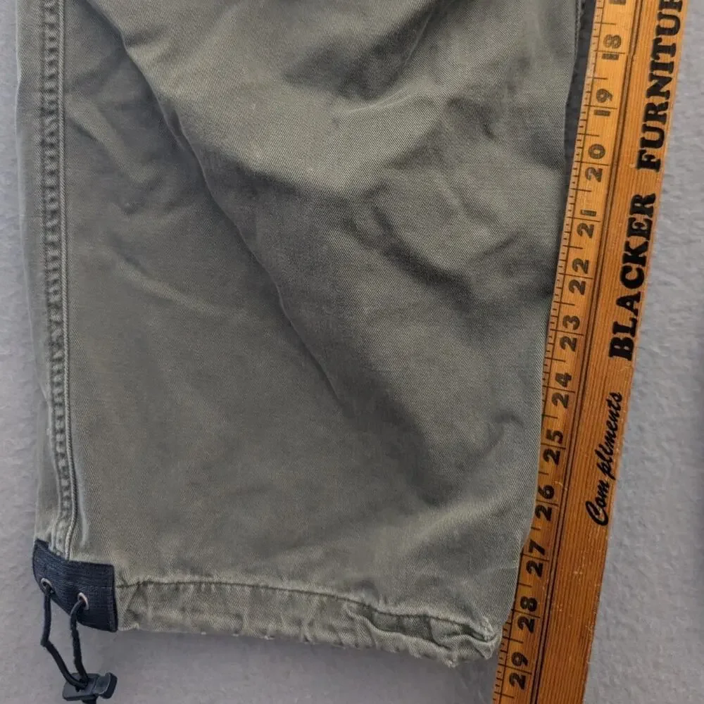 Vintage Abercrombie and Fitch Pants Mens L Brown Cotton Nylon Cargo Gorpcore Y2K